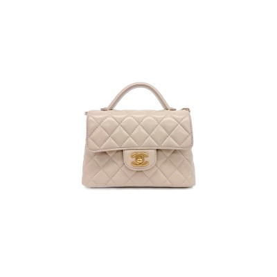 CHANEL TOP HANDLE FLAP BAG AS3467 (20*14*6cm)
